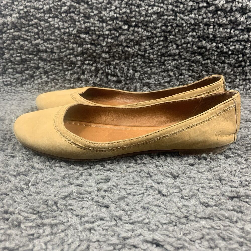 Frye Ballet Flats 8 B Beige Suede 3471255 - Picture 2 of 8